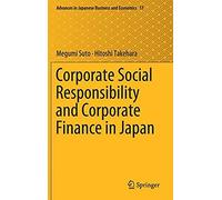Corporate Social Responsibility And Corporate Finance In Japan