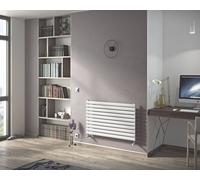 Corpotherma Forte radiateur horizontal, profilé ovale droit, profondeur : 78mm, blanc, FORH5841200, Exécution: 1200x584mm