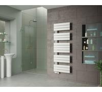 Corpotherma Panio-UP radiateur sèche-serviettes de bain, à eau, panneaux droits en acier de précision, profondeur : 86mm, blanc, PA1720600W, Exécution: 600x1720mm