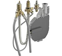 corps de base Hansa Universal chrome, raccord de jante de Universal 4 trous