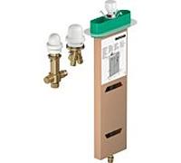 corps de base hansgrohe 13481180 pour robinetterie de baignoire monocommande 3 trous