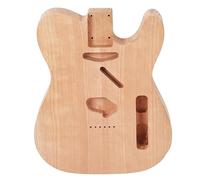 Corps de caisse de guitare électrique inachevé, manche en acajou pour guitare DIY destiné aux musiciens professionnels, pièce de remplacement en bois de qualité supérieure avec un (GSB10)