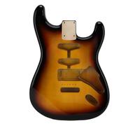 Corps de guitare électrique ZenithAur Sunburst en bois de peuplier, doté d'un itinéraire de micro HSH standard, pré-percé pour une installation facile sur les guitares de style ST