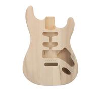 Corps de guitare en bois de peuplier HaloVerde avec une surface non finie et un itinéraire HSH standard, un corps de guitare électrique de remplacement compatible avec le style ST