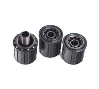 Corps de moyeu en acier pour vélos Construction durable Convient pour les modèles 7 8 9 10 vitesses Quatre poids noir Remplacement léger Convient pour la roue arrière (8/9/10 vitesses Attaches