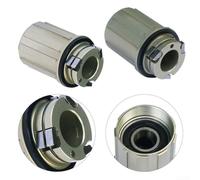 Corps de moyeu libre à 11 vitesses pour vélo en alliage d'aluminium 7075, compatible avec anneau d'engrenage de 35 mm, comprend 3 ensembles de centre d'essieu de moyeu (15 mm)