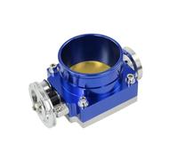 CORPS DE PAPILLON 70 MM CORPS DE PAPILLON COLLECTEUR D'ADMISSION EN ALUMINIUM BILLETTE À HAUT DÉBIT WLR6970 Collecteur papillon Vanne papillon(Blue)