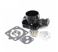 Corps de papillon collecteur d'admission en aluminium 64 mm compatible avec Mazda MX5 Miata BP-4W BP-Z3 99-05(Black)