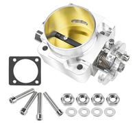 Corps de papillon de course en aluminium argenté 70 mm, collecteur d'admission CNC compatible avec moteur Mitsubishi Evo 4 5 6 ECLIPSE DSM 4G63 96-00