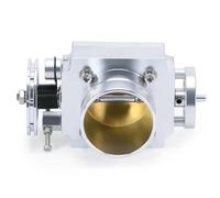 Corps de papillon moteur Vanne papillon CORPS DE PAPILLON COLLECTEUR D'ADMISSION 65 MM EN ALUMINIUM BILLETTE HAUT DÉBIT PQY6965(Silver)