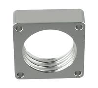 Corps de papillon moteur Vanne papillon Entretoise d'accélérateur en aluminium à 4 boulons pour aventures tout-terrain, compatible avec les moteurs 4,0 L, kit d'installation facile