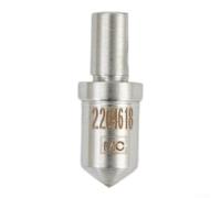 Corps de pénétration en acier pour testeur de dureté Rockwell HRC-3/HRC-2/HRC-1, longueur totale de 27 mm, angle conique 120°, support en acier inoxydable avec brasage métallurgique (HRC-3)
