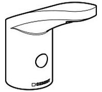 corps de raccord Geberit avec ouverture 242243001 pour mitigeur de température, HyTronic185