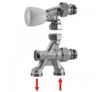 Corps de robinet thermostatique bitube à 2 voies R438TG GIACOMINI