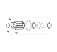 Corps De Roue Libre Pour Shimano 9/11V En Aluminium CP339 CAMPAGNOLO Moyeu Vélo