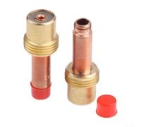 Corps de serrage de lentille à gaz TIG en cuivre, compatible avec les torches WP 17 WP 18 WP 26 pour un meilleur débit de gaz et une stabilité dans les tâches de soudage MIG TIG dans les