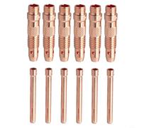 Corps de serrage pour torches de soudage TIG, compatibles avec WP-17 WP-18 WP-26 Series, 10N24 10N32, 12 accessoires en cuivre pour PTA-17
