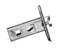 Corps de serrure à langue unique en acier inoxydable, boulon à trois boulons, marge silencieuse 35/40/45/50mm for porte de salle de bain, non rouillé, 1 pièce(45mm)