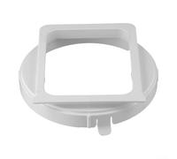 Corps de tuyau d'échappement carré rond interface 150 mm pour adaptateur de tuyau AC portable Comfee compatible avec connecteur de ventilation de climatiseur de 15 cm de diamètre en PVC blanc