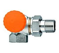 HEIMEIER Eclipse 3/8" (DN 10) robinet thermostatique , Double équerre, gauche 3933-01.000