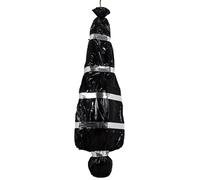 Corps effrayant - Accessoire de sac noir d'Halloween - Configuration de maison de scène d'horreur | Faux corps perturbateur avec aspect de forme scellé, idéal pour les fêtes de jardin