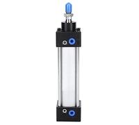 Corps en aluminium anodisé de cylindre pneumatique industriel de course de 32mm avec le pi magnétique SC32 Actionneur pneumatique en aluminium standard du cylindre SC32X75 (SC32X175)