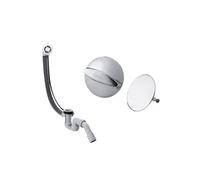 Corps encastré pour baignoire standard + Set de finition Flexaplus, chrome