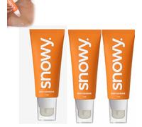 Corps enneigé adhésif, résistant à la sueur et à la colle du corps de force adhésive, colle de vêtements invisible pour la peau sensible, facile à utiliser et à retirer (3pcs)