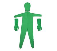Corps Extensible écran Vert Costume vidéo Chroma Key Fond Effet Invisible Costume serré Body Cosplay Costumes160-180cm pour la Photographie en Studio(Green Split,170cm)