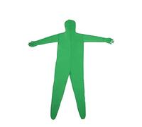 Corps Extensible écran Vert Costume vidéo Chroma Key Fond Effet Invisible Costume serré Body Cosplay Costumes160-180cm pour la Photographie en Studio(Green One-Piece,180cm)