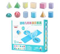 Corps Géométrique - Formes 3D, Jeu de Géométrie, Jeu de Pensée Espace | Jouet éducatif préscolaire | Kit d'activités pour tout-petits à partir de 3 ans et filles et filles Développement cognitif
