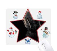 corps nu cul tatoué. le bonhomme de neige étoile tapis de souris