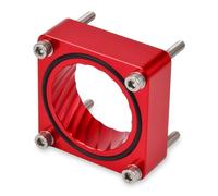 Corps papillon Entretoise De Corps D'accélérateur Pour Jeep TJ LJ YJ XJ MJ 4,0l 2,5l, Moteur Pour Jeep Cherokee Pour Grand Pour Cherokee Pour Wrangler Pour Comanche(Rouge)