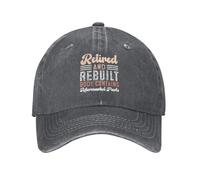 Corps remis à la Retraite et reconstruit Contenant des pièces de Rechange. Chapeau de Baseball Amusant pour Femmes, Cadeaux a