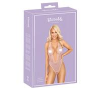 Corps séduisant en dentelle (rose) - L/XL