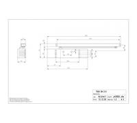 Ferme-porte TS93 G25 DORMA - Blanc - Sans bras - Force 2 à 5 - opposé aux paumelles - 43070011