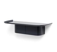 HAY Étagère murale avec patère Korpus M bleu nuit LxLxH 60x25x14cm
