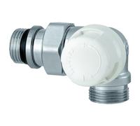 Corps thermostatique double équerre droite 3/8" chromé douille auto-étanche tête électrothermique - THERMADOR CT12DEDM