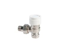 Oventrop thermostatique Oventrop série AV 9 1183704 G 2000 / 2 x Rp 2000 / 2, laiton nickelé, en coin