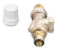 Corps thermostatique équerre inversé - DANFOSS - RA-IN - Kv réglable - 1/2' - Jaune