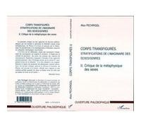 Corps transfigurés Alice Pechriggl (Auteur)