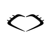 CorpsDiffuseur Pare-Chocs Arrière pour Ford pour Fiesta MK8 .5 St Line Version Standard 2018-2024 Becquet Latéral Arrière Extérieur Séparateur De Canard À Air(Gloss Black)