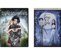 Corpse Bride & Edward Scissorhands Tim Burton 2-DVD Bundle