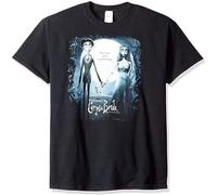 Corpse Bride Poster Unisex T-Shirt Graphic Printed Tee Mens Black Shirt M