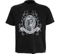 Corpse Bride T-Shirt Unisexe pour Adulte Motif Mariage Mort, Black, Taille S