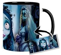Corpse Bride Tim Burton Helena Bonham Carter Emily Tasse Ceramique Intérieure et Poignée Noire Mug
