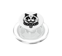 Corpse Paint Chat Gothique Musique Sombre Humour PopSockets PopGrip pour MagSafe