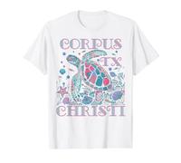Corpus Christi TX Amoureux des Tortues colorées T-Shirt Graphique avec Valeur