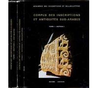 Corpus Des Inscriptions Et Antiquités Sud-Arabes - Bibliographie Générale Systématique
