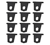 Correa 12 Pcs Auvent Rail Crochets Anneau avec Crochets en Acier Inoxydable S Crochets Camping-Car Cintre
